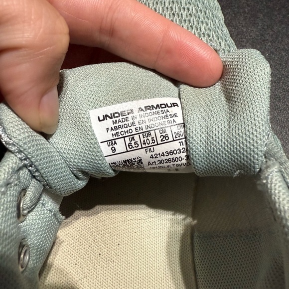 Under Armour Blue Charged Gemini Shoes - Picture 7 of 7